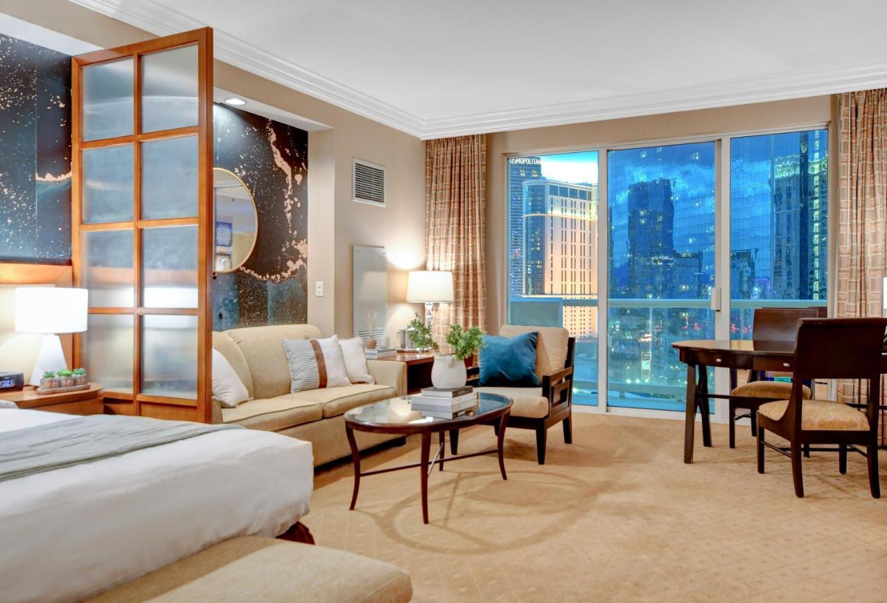 Balcony Full Strip View Suite Mgm Signature Free Valet Лас-Вегас Экстерьер фото